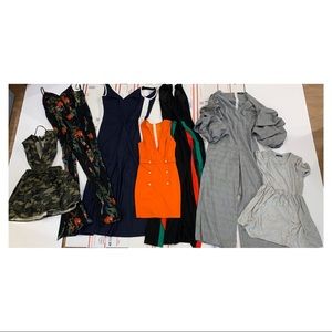 (7 ITEMS) Dresses & Jumpsuit Bundle size XS and S